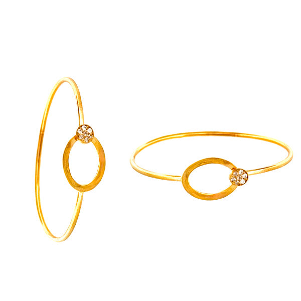 22K Gold Bangle 3.45g