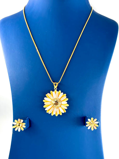 22K Gold Pendant & Earrings 11.01g_1