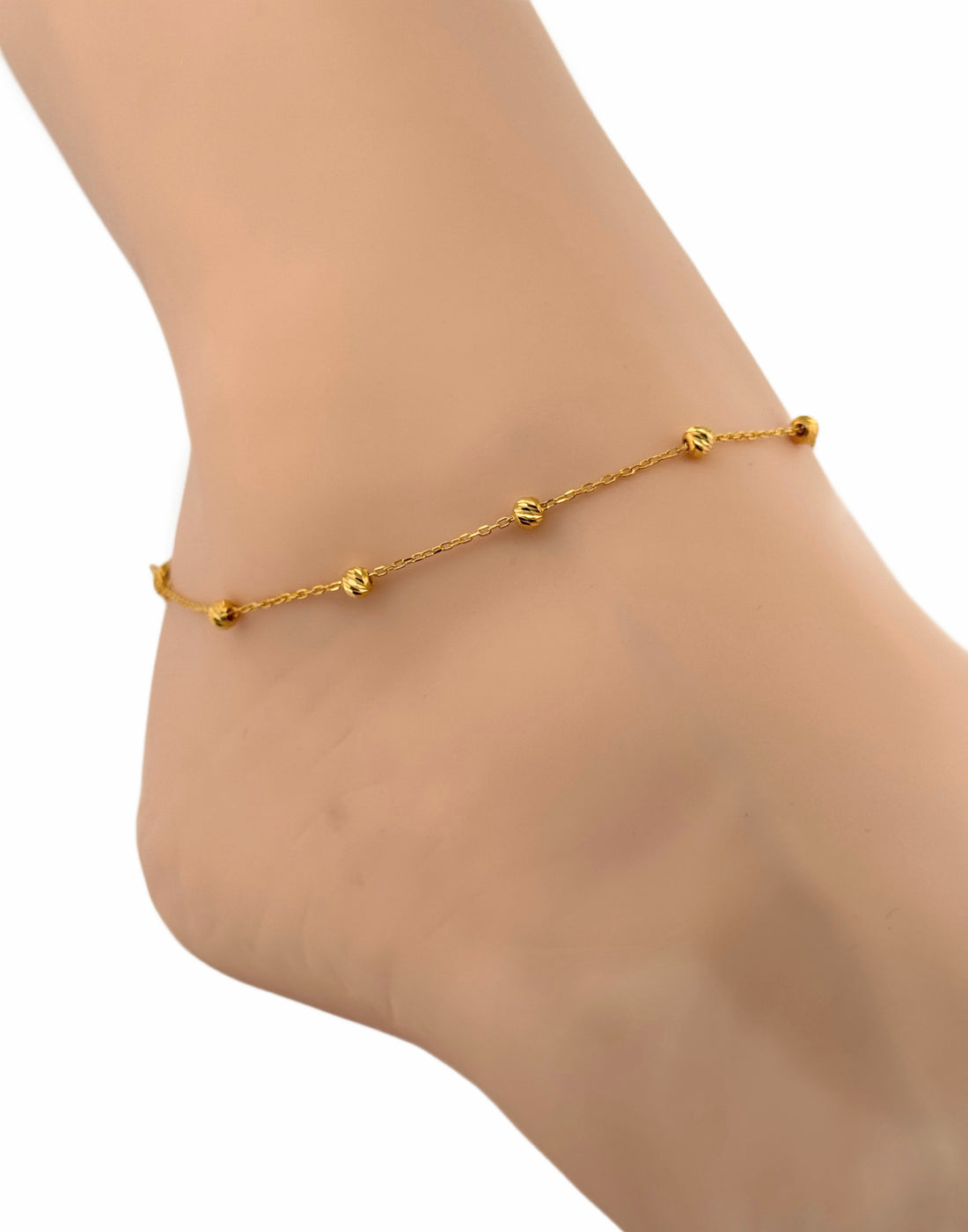 22K Gold Anklet 2.33g