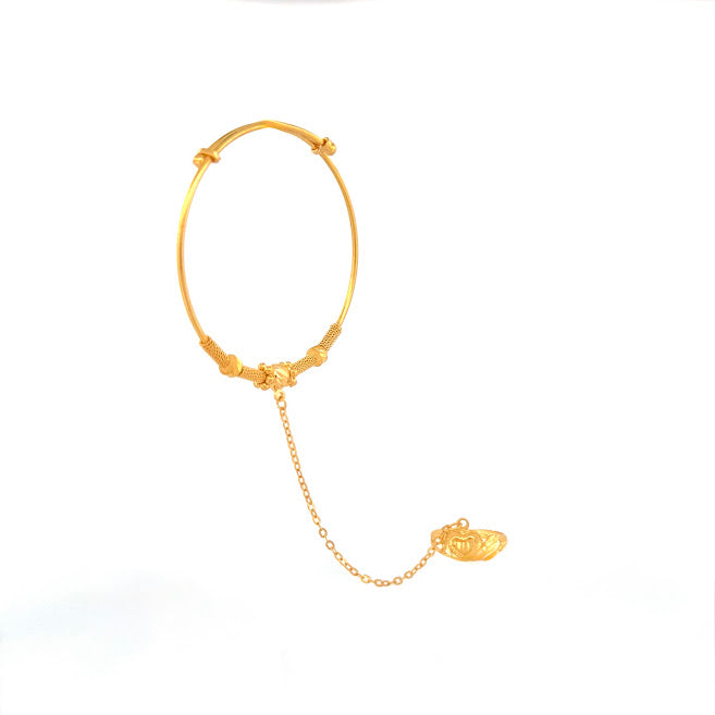 21K Gold  Bangle & Ring  5.50g_1