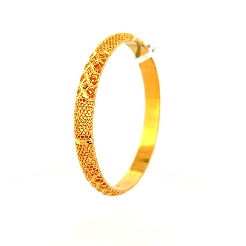 22K Gold Bangle 9.49g 2.6inch