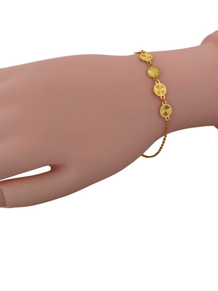 22K Gold Bracelet 2.81g_108262