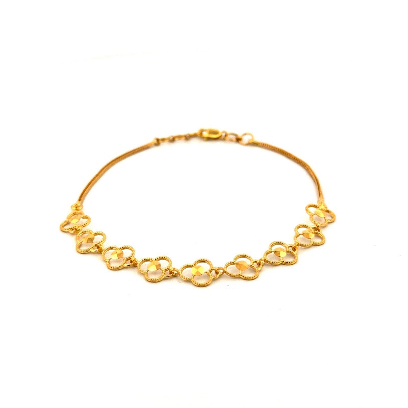22K Gold Bracelet 3.86g