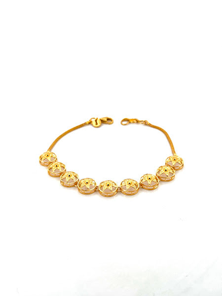 22K Gold Bracelet 4.83g_107295