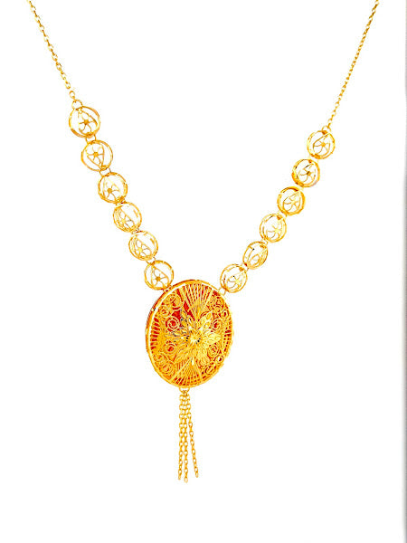 22K Gold Necklace 11.08g_106440