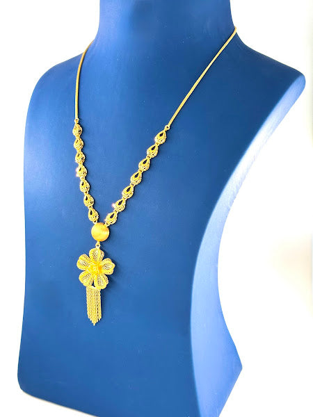 22K Gold Necklace 12.18g_1