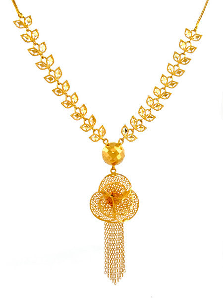 22K Gold Necklace 13.41g_1