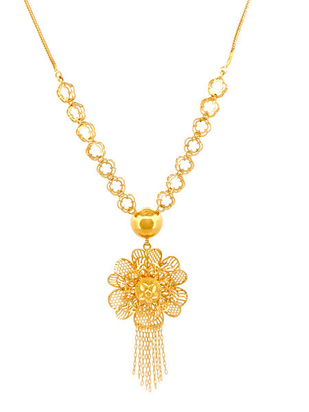 22K Gold Necklace 13.83g