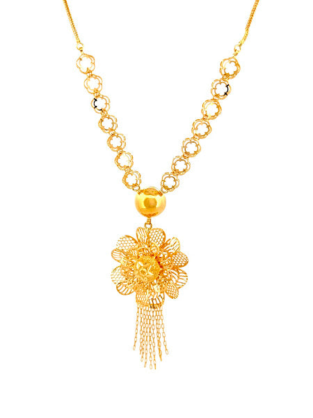 22K Gold Necklace 13.83g_1