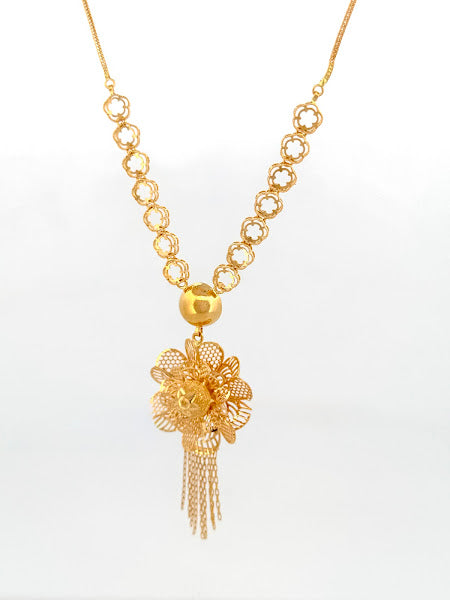 22K Gold Necklace 13.83g_2