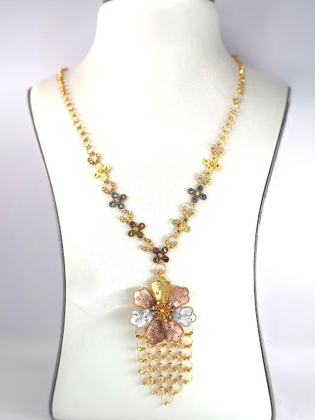 22K Gold Necklace 22.23g_1