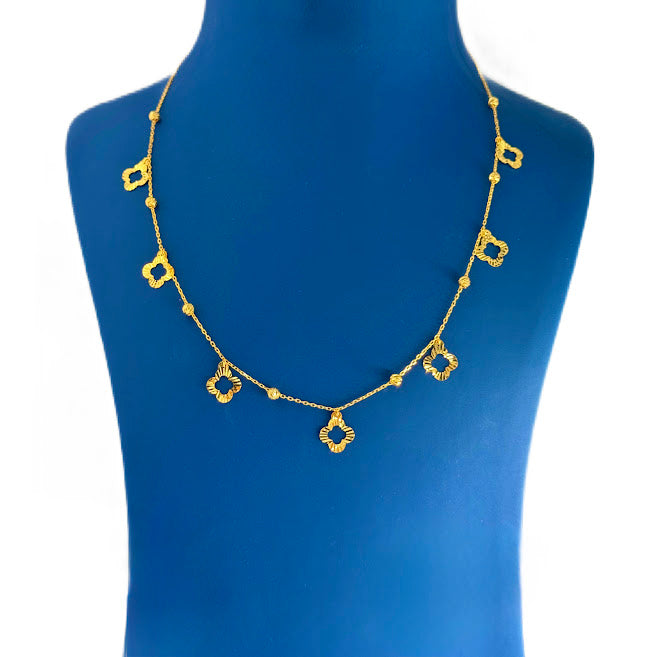 22K Gold Necklace 4.44g_108176