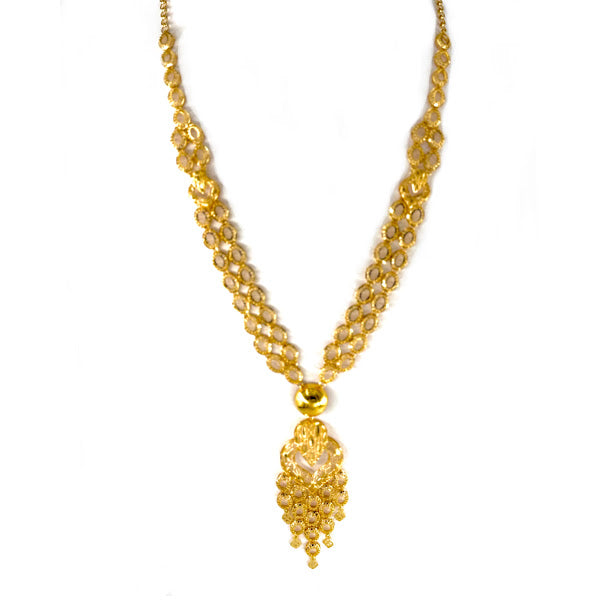 22K Gold Necklace & Earrings 34.2g_1