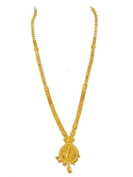 22K Gold Necklace & Earrings 37.31g