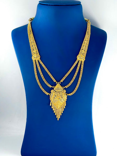 22K Gold Necklace & Earrings 45.08g_1