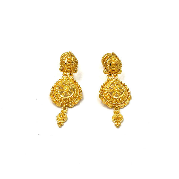 22K Gold Necklace & Earrings 46.89g_1