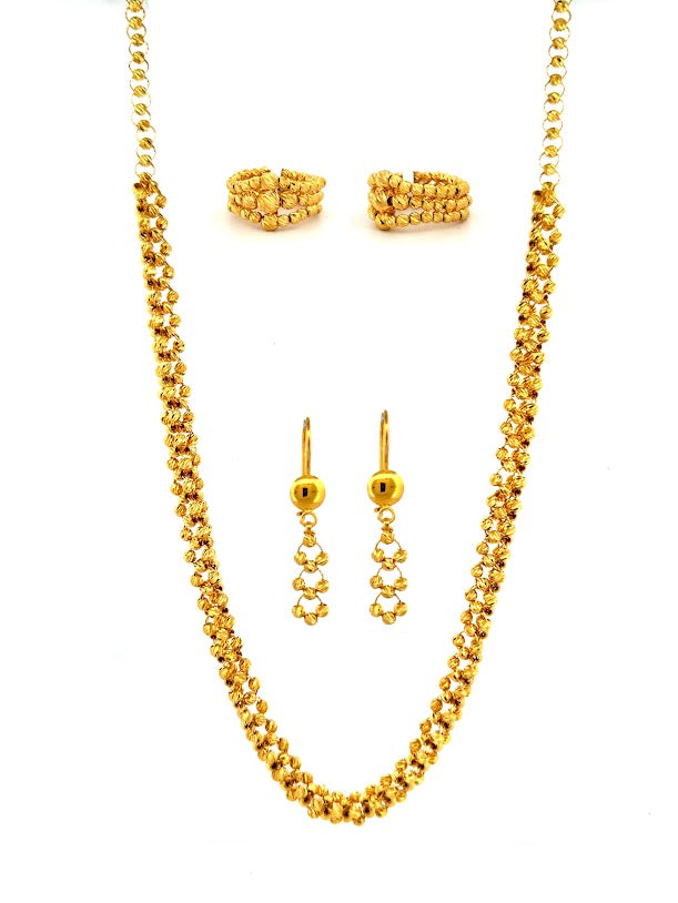 22K_Gold_Necklace_Earrings_Ring_40.82g
