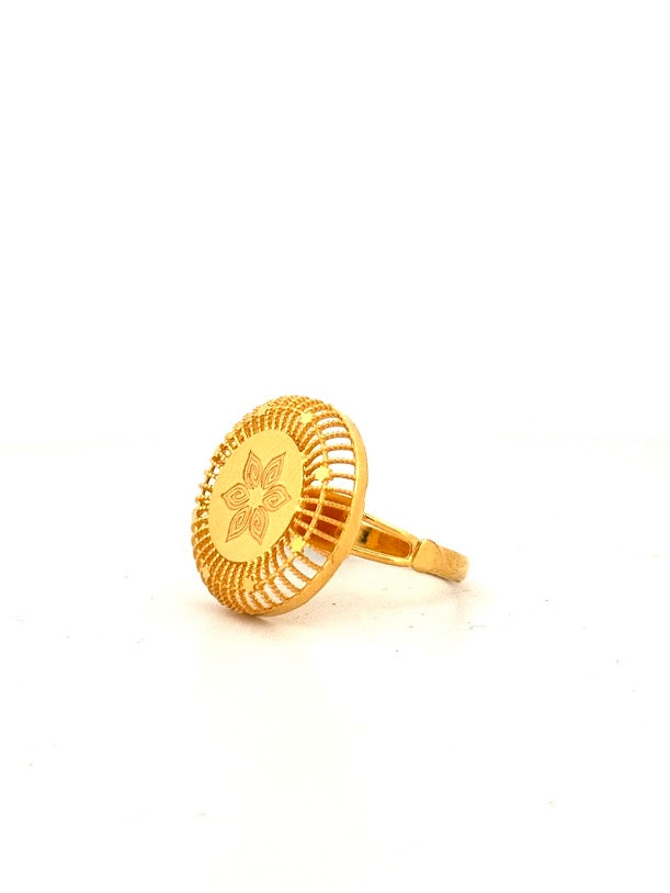 22K Gold Necklace Earrings & Rings 32.19g_2