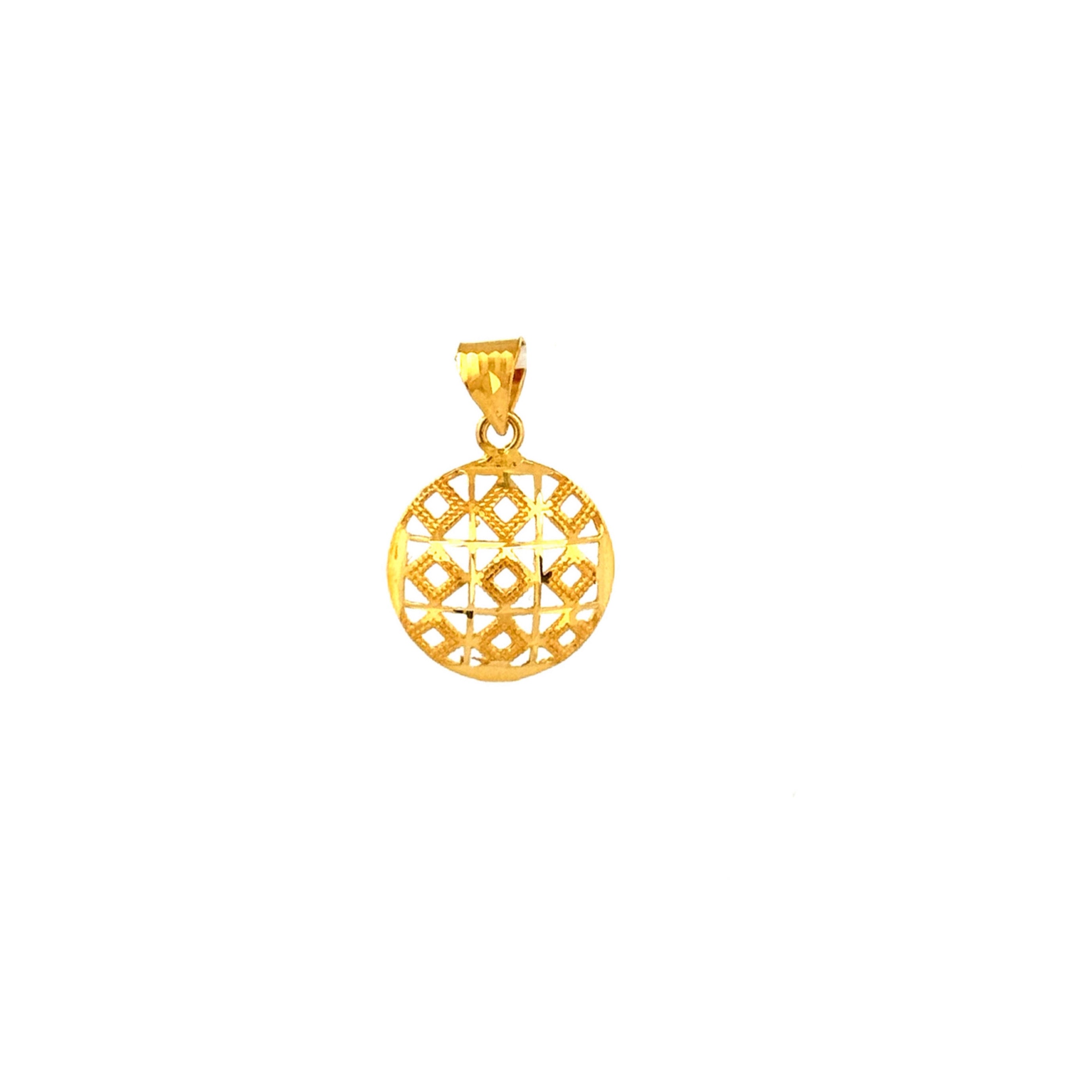 22K Gold Pendant+Earrings 1.79g_1