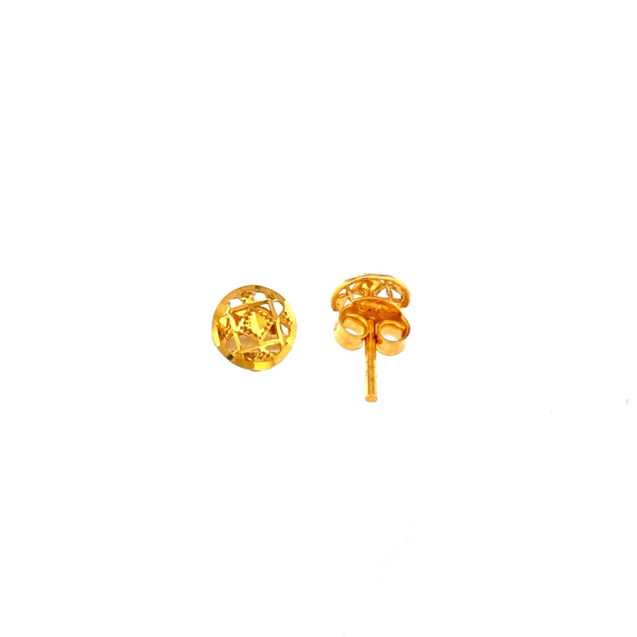 22K Gold Pendant+Earrings 1.79g_2