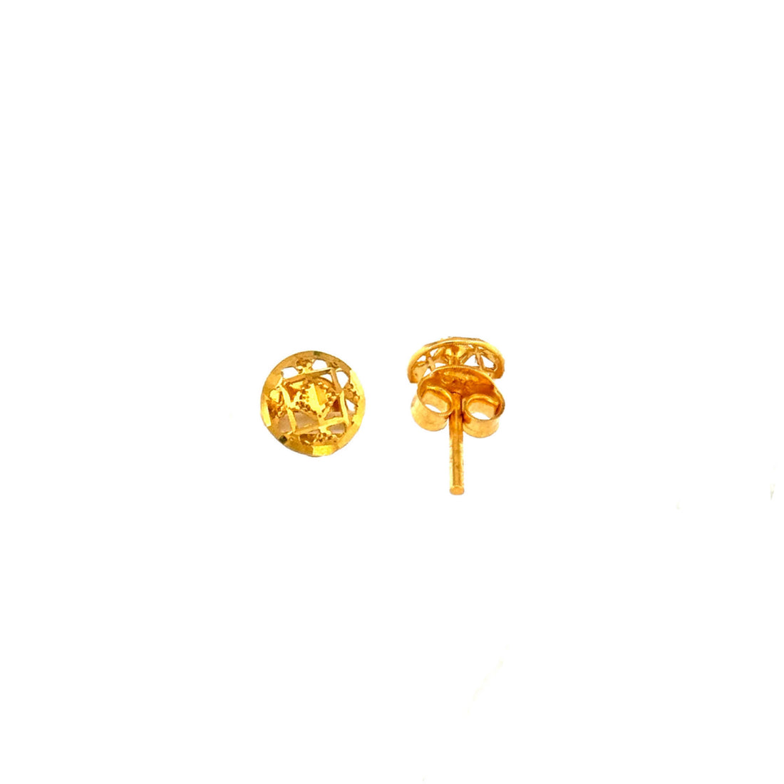 22K Gold Pendant+Earrings 1.79g_2