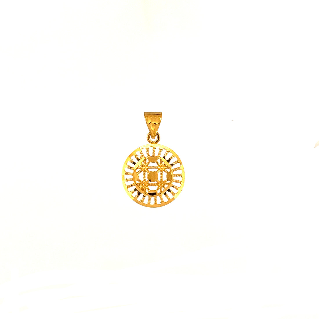 22K Gold Pendant+Earrings 1.97g_1