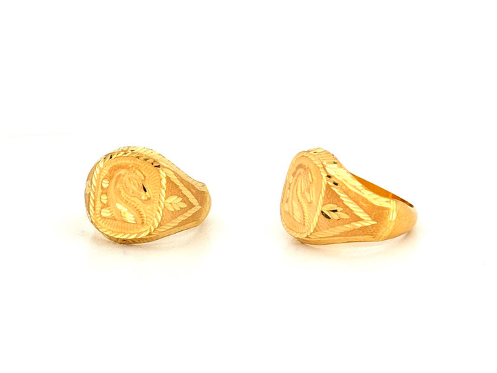 22K Gold Ring 3.42g
