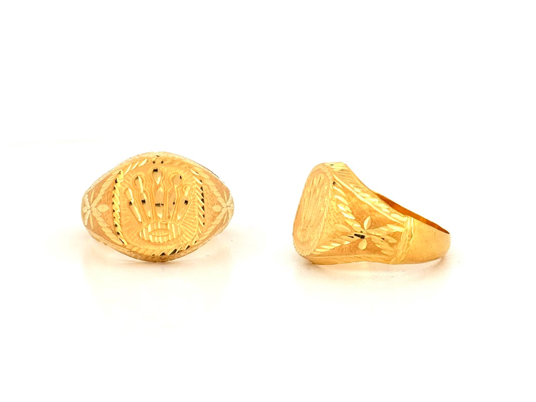 22K Gold Ring 3.70g