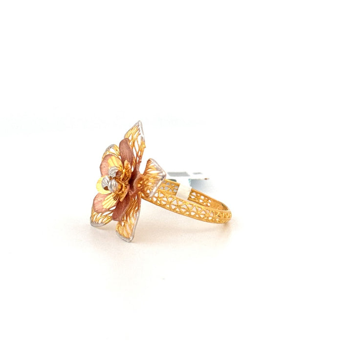 22K Gold Ring 4.27g Rhodium Color_1