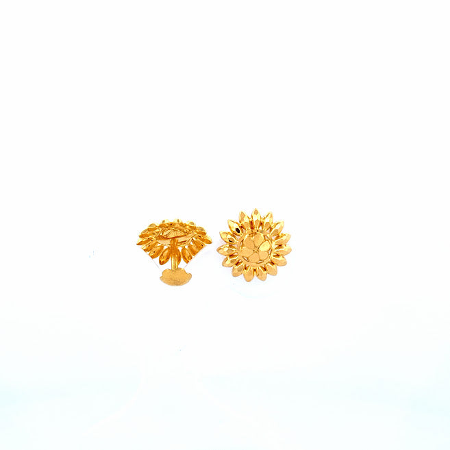 22K Gold Screw Earring 5.17g