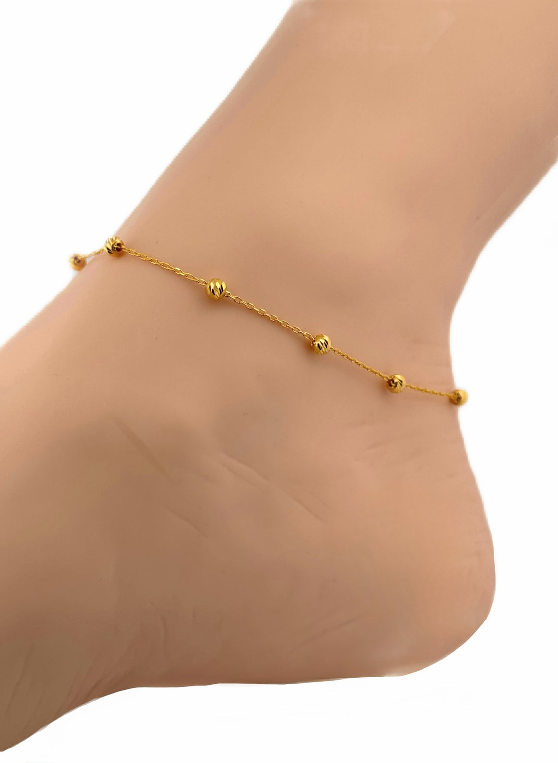 22K Gold Anklet 2.33g