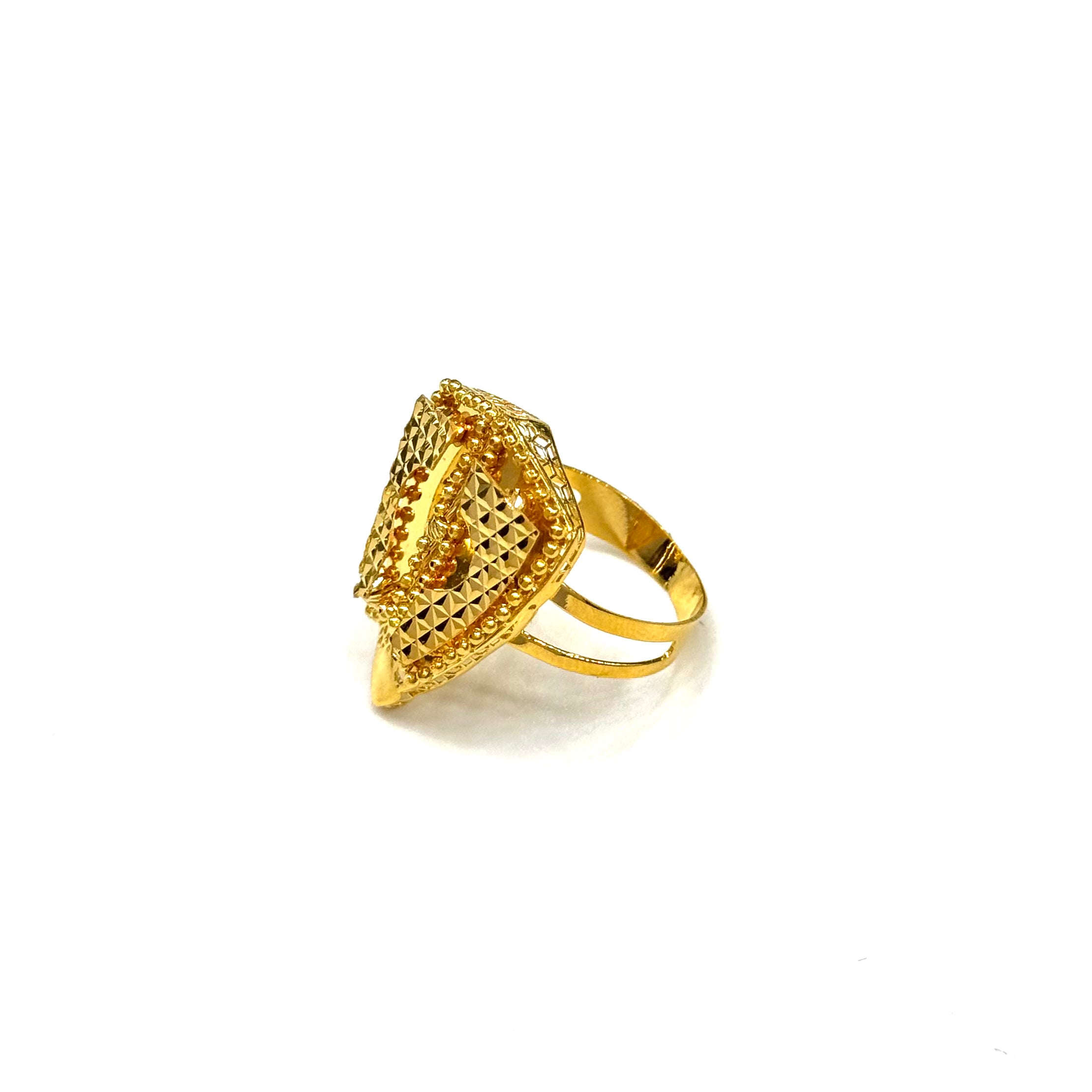 22K Gold Necklace Earrings & Ring 82.89g